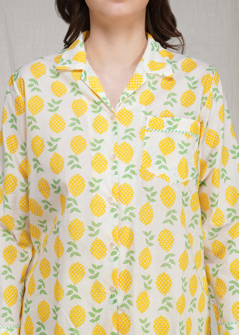 Lemon Women's Nightsuit Set